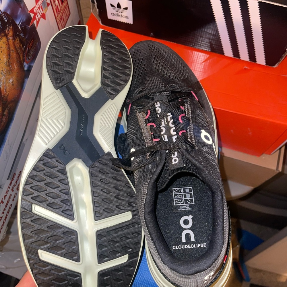 On Running Black and White Men's Sneakers